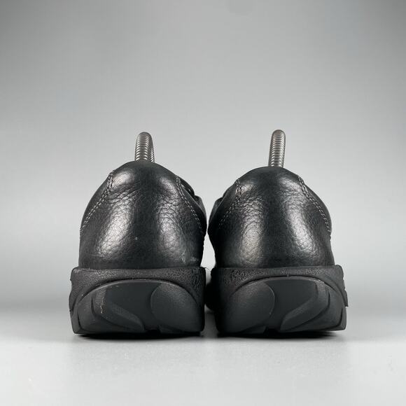 Keen Presidio Women’s 8.5 Black Magnet Leather Casual Loafers Comfort Shoes EUC - Picture 3 of 9